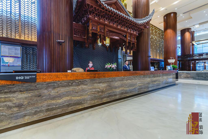 纳百利皇冠假日酒店张家界星级酒店装修施工效果2
