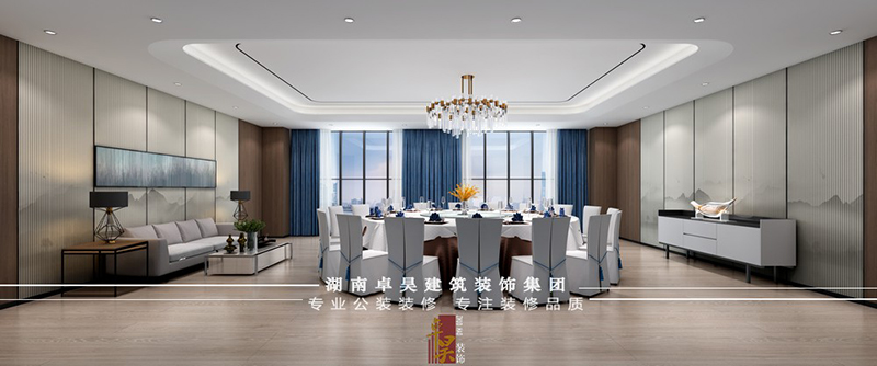 岳阳港口型企业办公空间装修5