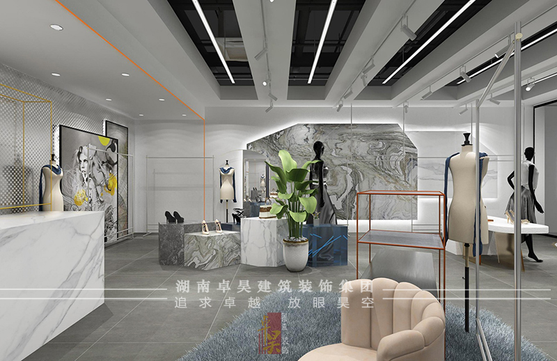 女装专卖店装修设计效果2
